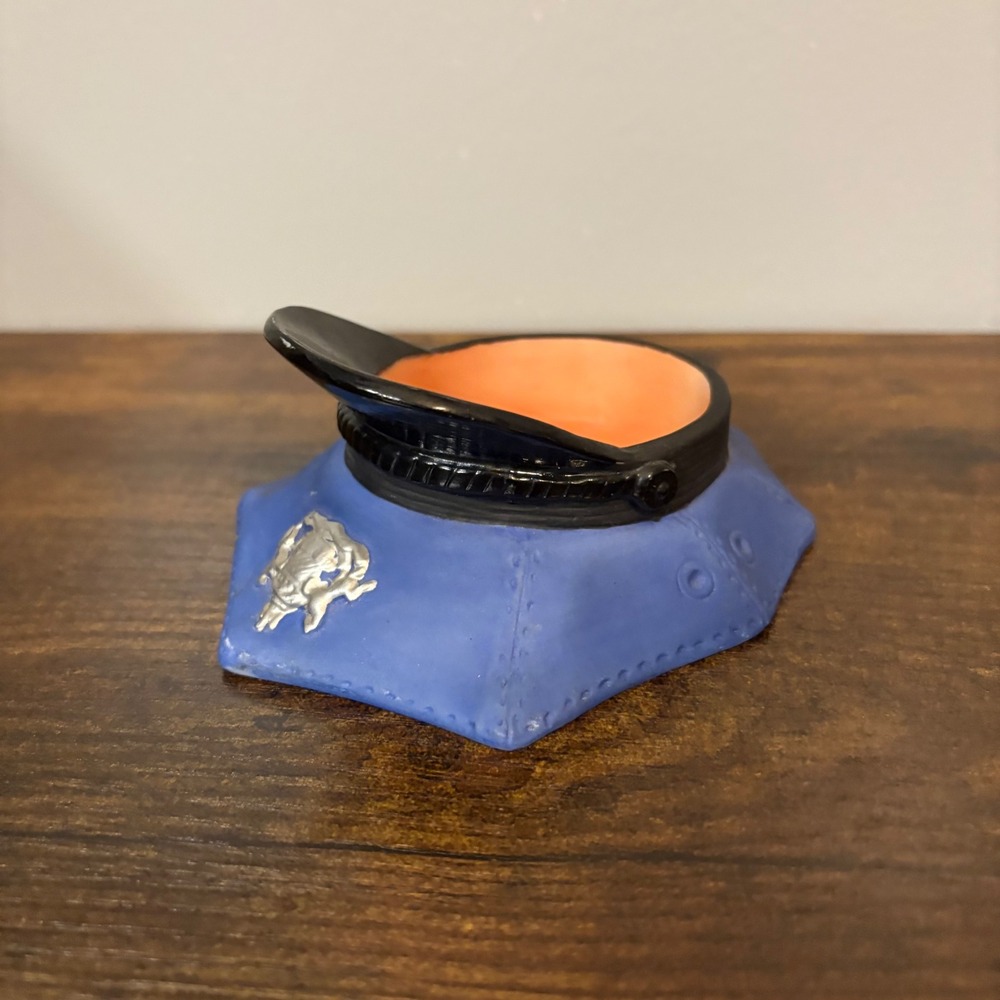 Princeton Gallery K9 Kaper Fine Porcelain Trinket Dish 1992 Handcrafted Mexico‎